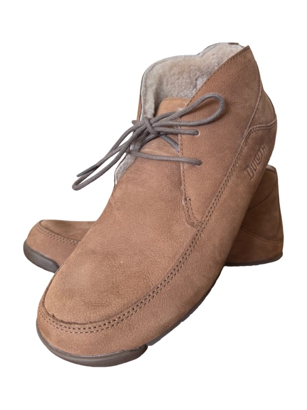 Duluth Trading Men’s Shearling Chukka Slippers Size 8